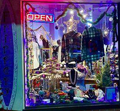 Long Beach, New York Holiday Window Decoration